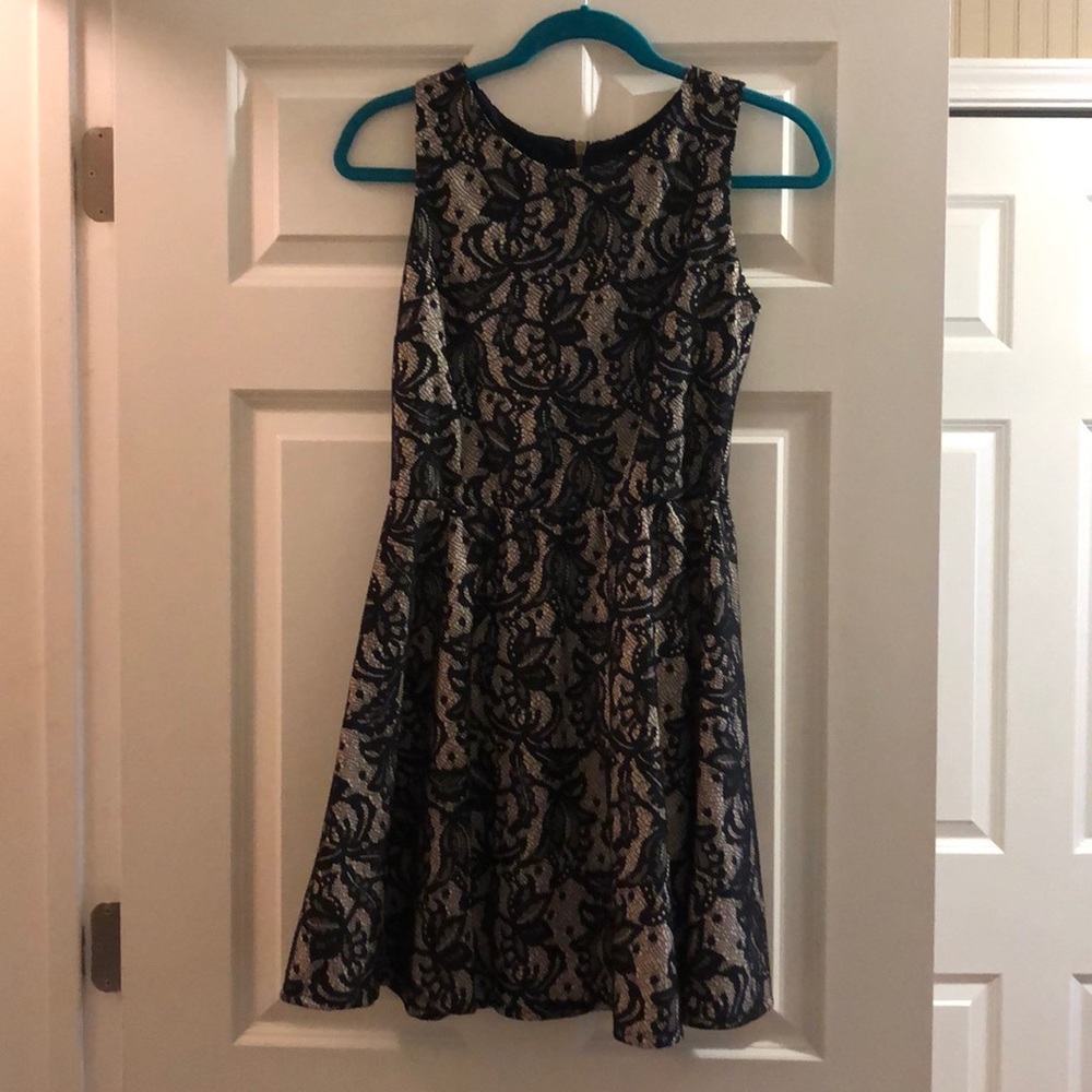 Black lace dress